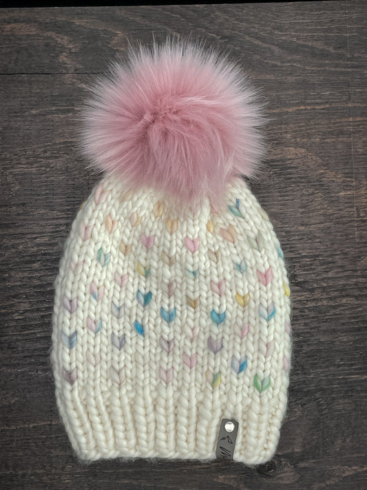Hearts Toque - Adult
